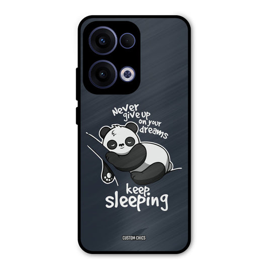 Keep Sleeping Oppo Reno 13 5G Mobile Back Cover - Typography PrintShield Case
