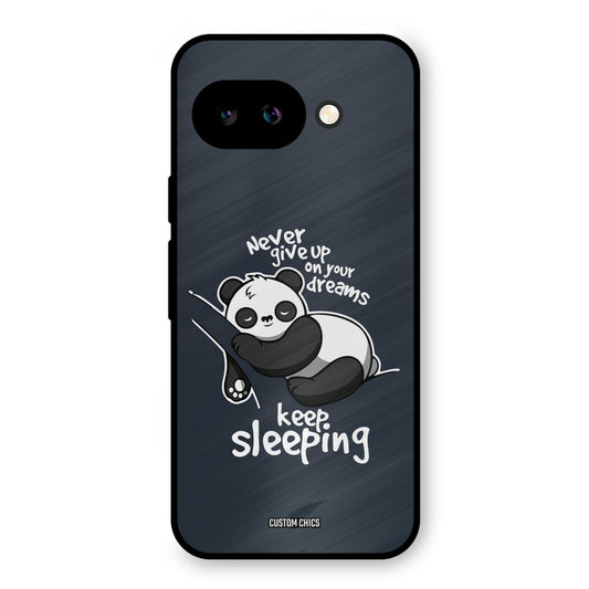 Keep Sleeping Google Pixel 9A Mobile Back Cover - Typography PrintShield Case