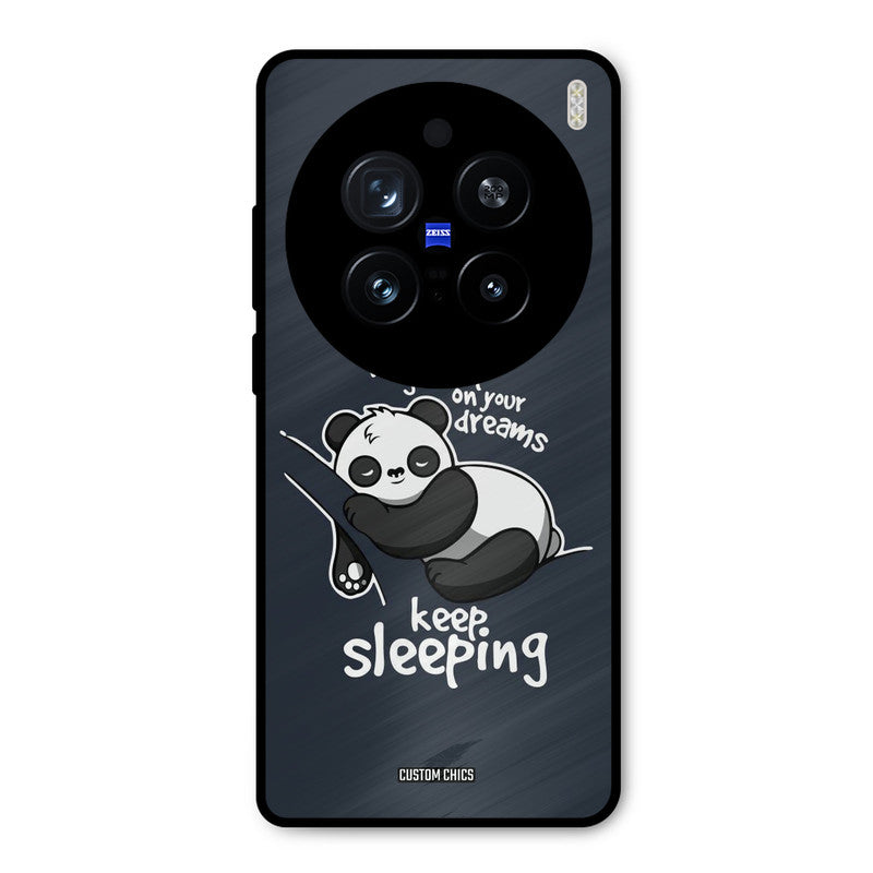 Keep Sleeping Vivo X200 Pro Mobile Back Cover - Typography PrintShield Case