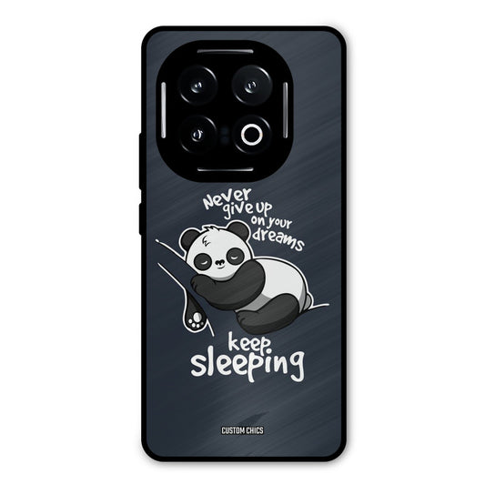 Keep Sleeping iQOO 13 Mobile Back Cover - Typography PrintShield Case