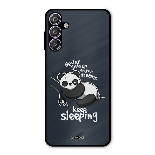 Keep Sleeping Samsung Galaxy M15 Mobile Back Cover - Typography PrintShield Case