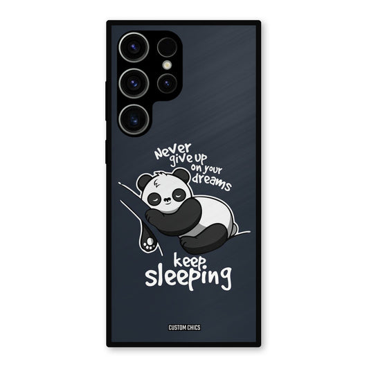 Keep Sleeping Samsung Galaxy S23 Ultra Mobile Back Cover - Typography PrintShield Case