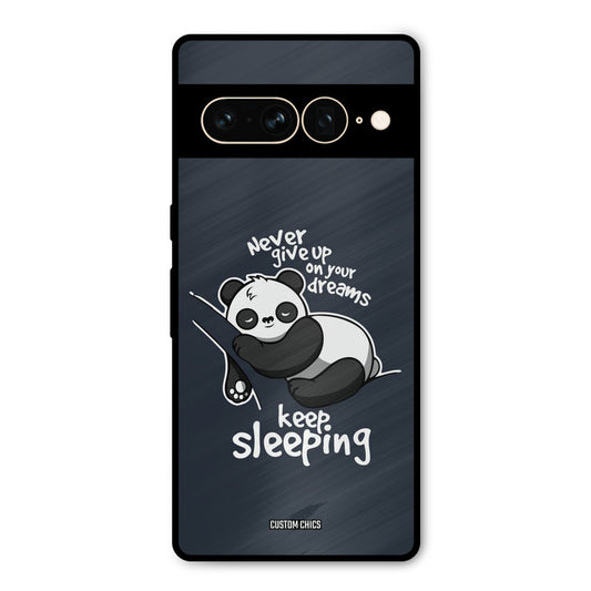 Keep Sleeping Google Pixel 7 Pro Mobile Back Cover - Typography PrintShield Case