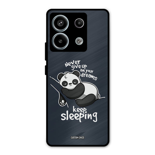 Keep Sleeping Redmi Note 13 Pro 5G Mobile Back Cover - Typography PrintShield Case