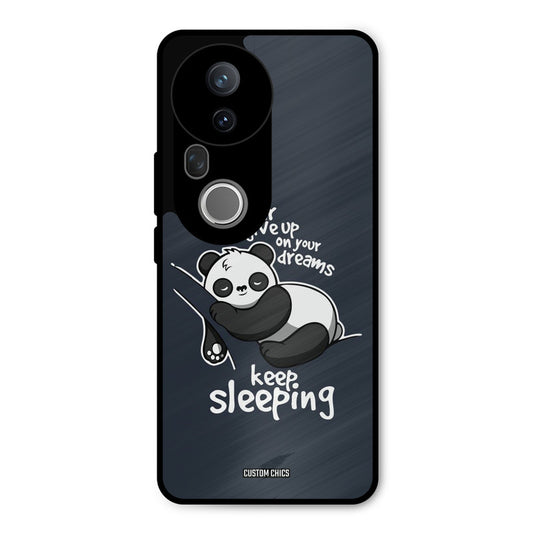 Keep Sleeping Vivo T4 Ultra Mobile Back Cover - Typography PrintShield Case