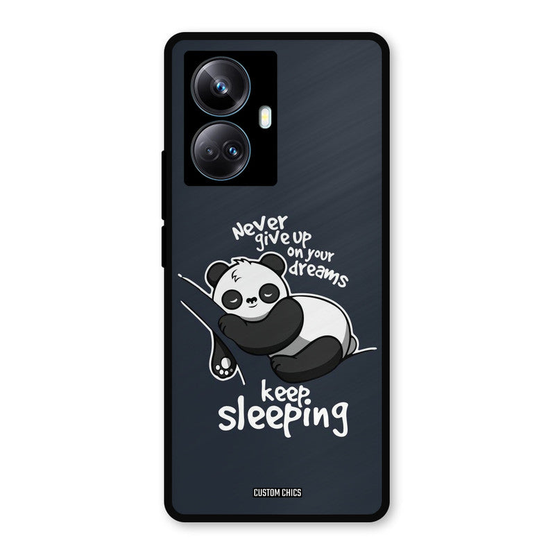 Keep Sleeping Realme 10 Pro Plus Mobile Back Cover - Typography PrintShield Case