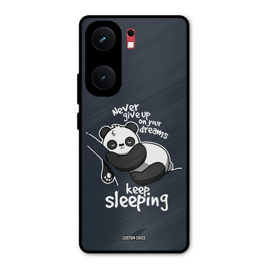 Keep Sleeping iQOO Neo 9 Pro Mobile Back Cover - Typography PrintShield Case