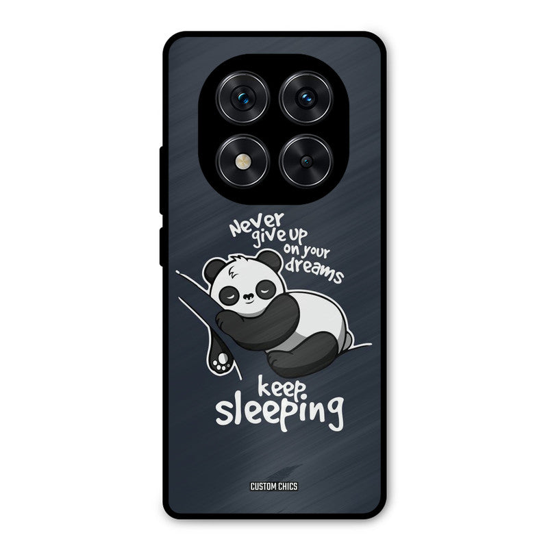 Keep Sleeping Redmi Note 14 Pro Mobile Back Cover - Typography PrintShield Case