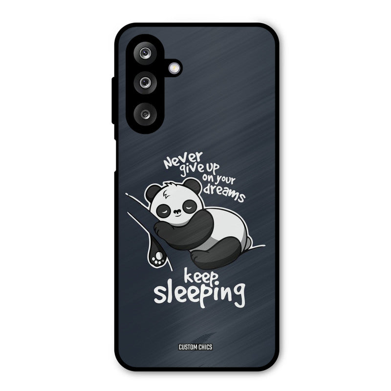 Keep Sleeping Samsung Galaxy M36 Mobile Back Cover - Typography PrintShield Case