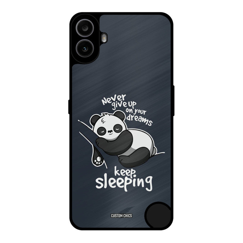 Keep Sleeping Nothing CMF Phone 1 Mobile Back Cover - Typography PrintShield Case