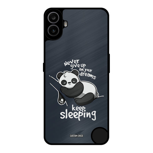Keep Sleeping Nothing CMF Phone 1 Mobile Back Cover - Typography PrintShield Case