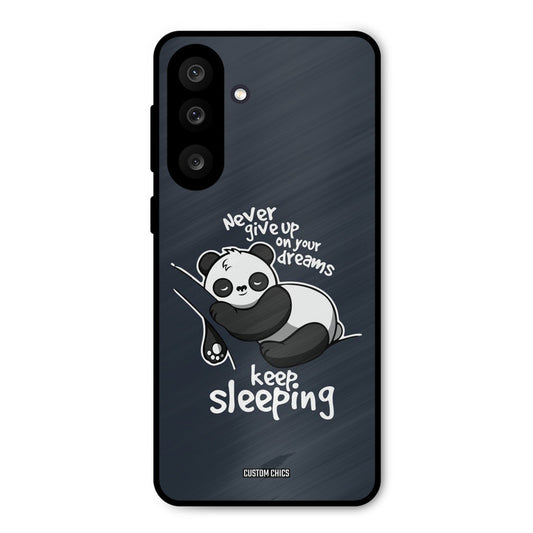 Keep Sleeping Samsung Galaxy M56 Mobile Back Cover - Typography PrintShield Case