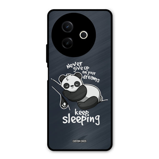 Keep Sleeping Vivo Y39 Mobile Back Cover - Typography PrintShield Case