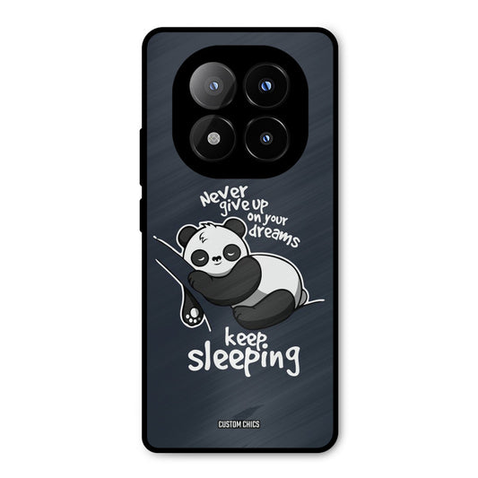Keep Sleeping Redmi Note 14 Pro Plus 5G Mobile Back Cover - Typography PrintShield Case