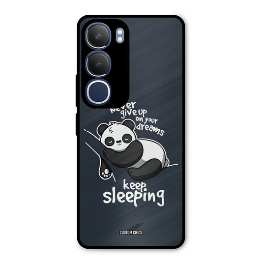 Keep Sleeping Vivo Y29 Mobile Back Cover - Typography PrintShield Case