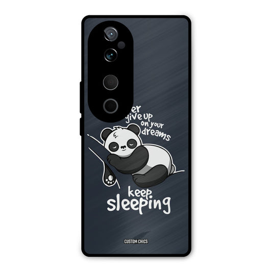 Keep Sleeping Vivo V40 Mobile Back Cover - Typography PrintShield Case