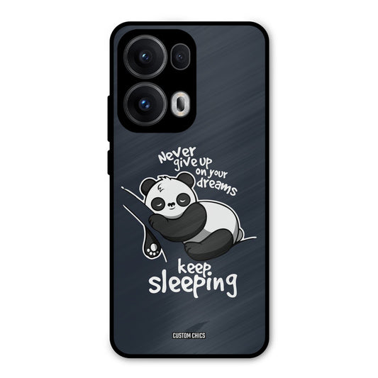 Keep Sleeping Oppo Reno 13 Pro 5G Mobile Back Cover - Typography PrintShield Case