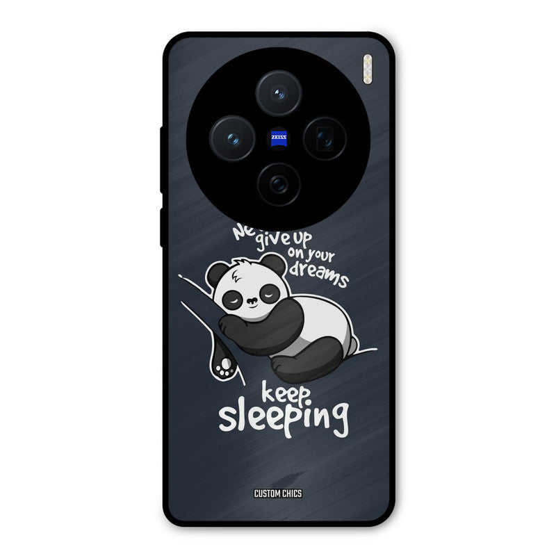 Keep Sleeping Vivo X200 Mobile Back Cover - Typography PrintShield Case
