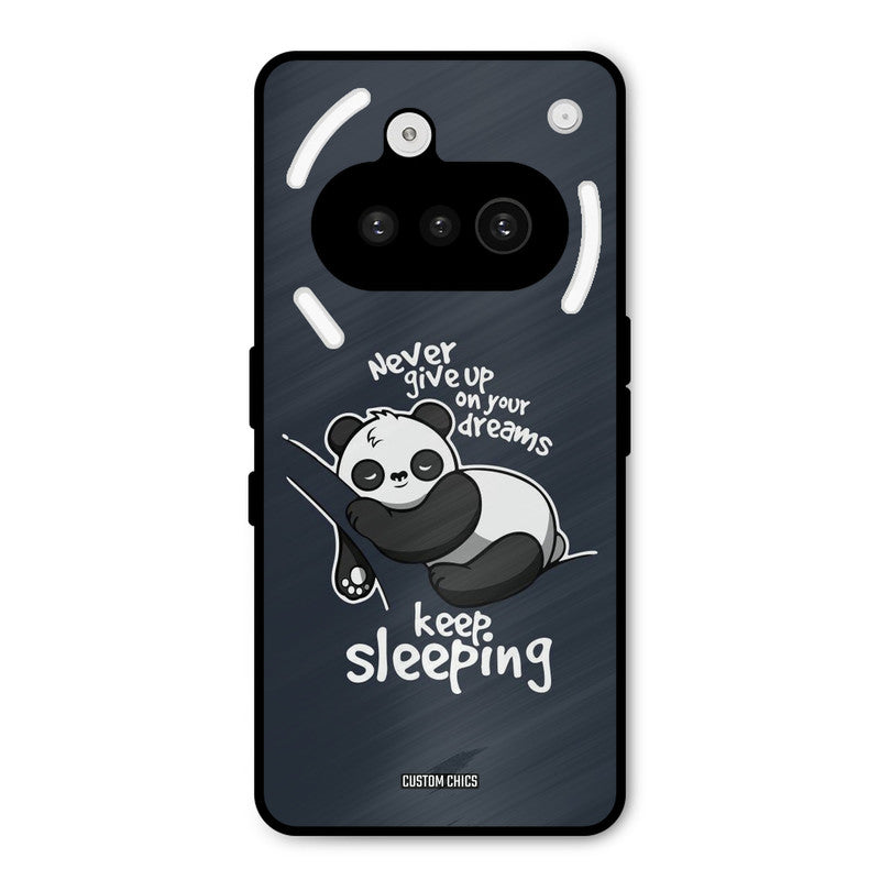Keep Sleeping Nothing Phone 3A Mobile Back Cover - Typography PrintShield Case