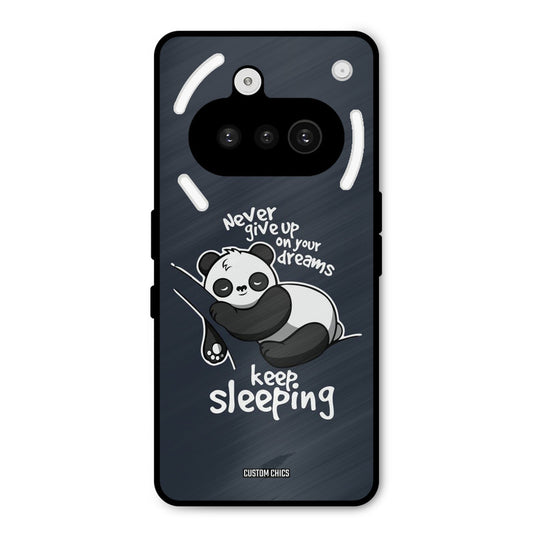 Keep Sleeping Nothing Phone 3A Mobile Back Cover - Typography PrintShield Case