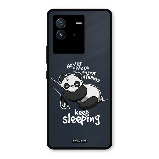 Keep Sleeping iQoo Neo 6 Mobile Back Cover - Typography PrintShield Case
