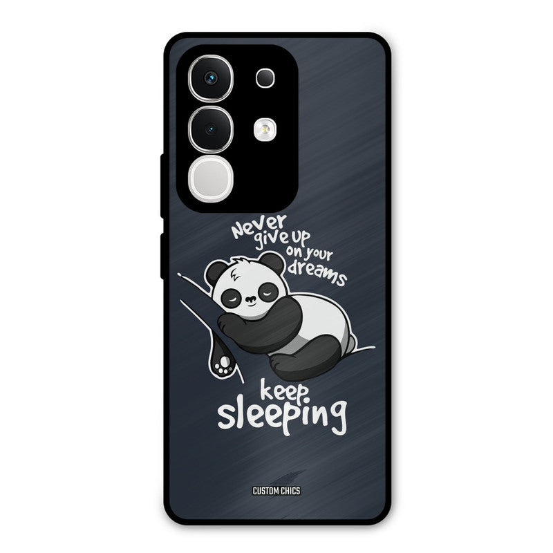 Keep Sleeping Vivo T4x Mobile Back Cover - Typography PrintShield Case