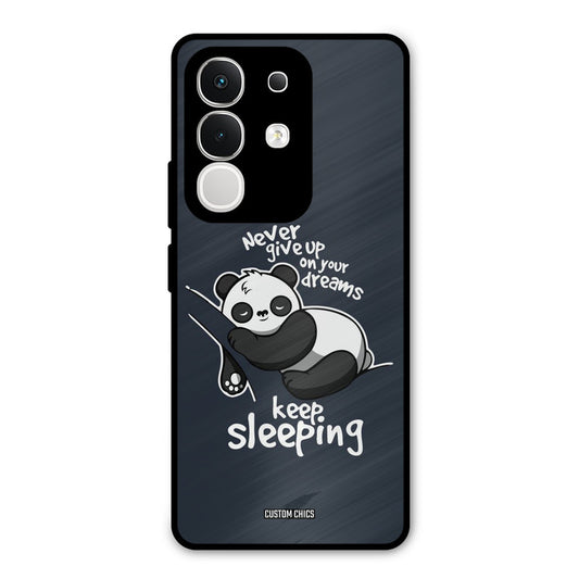 Keep Sleeping Vivo T4x Mobile Back Cover - Typography PrintShield Case