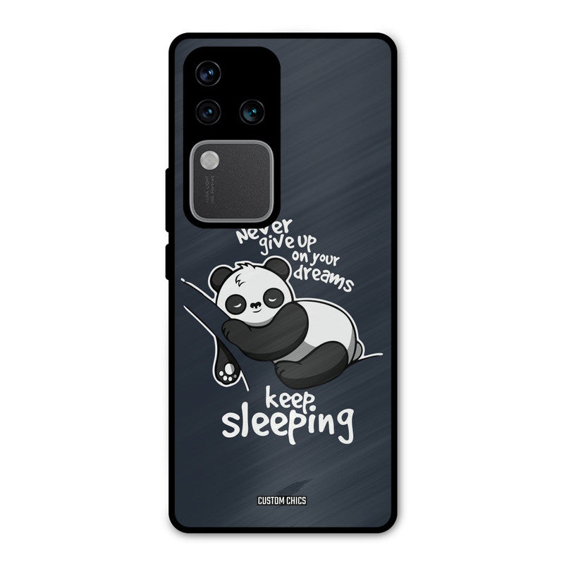 Keep Sleeping Vivo V30 Pro Mobile Back Cover - Typography PrintShield Case