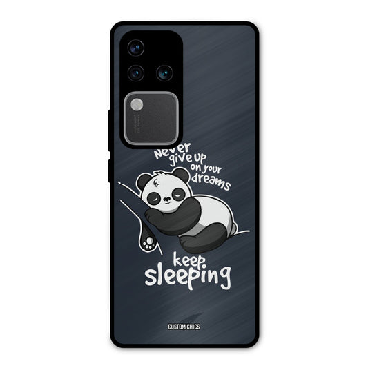 Keep Sleeping Vivo V30 Pro Mobile Back Cover - Typography PrintShield Case