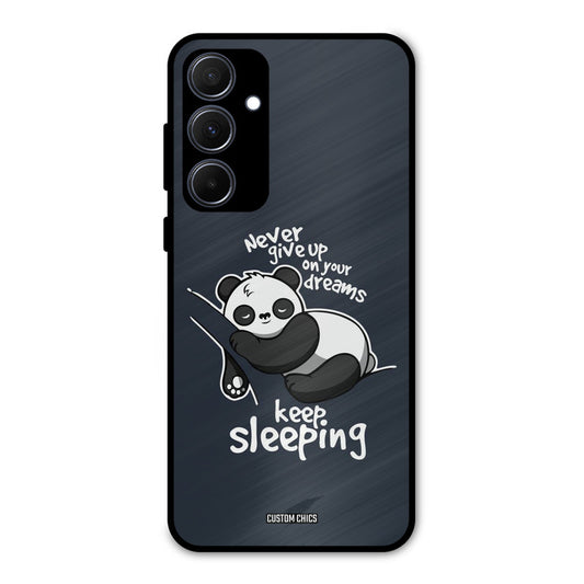 Keep Sleeping Samsung Galaxy A35 5G Mobile Back Cover - Typography PrintShield Case