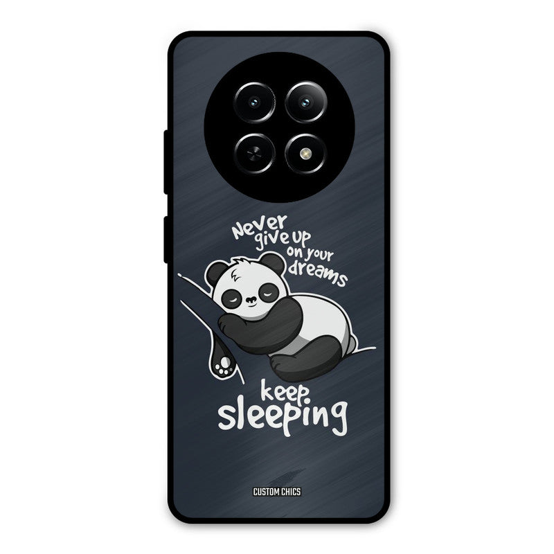 Keep Sleeping Realme Narzo N65 Mobile Back Cover - Typography PrintShield Case