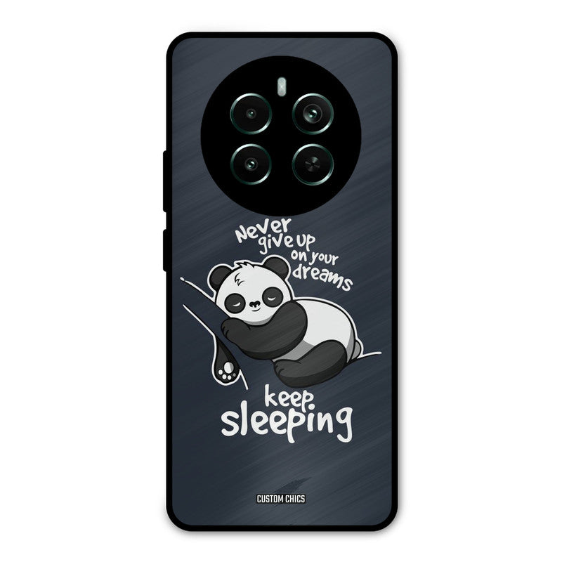 Keep Sleeping Realme 12 Plus Mobile Back Cover - Typography PrintShield Case