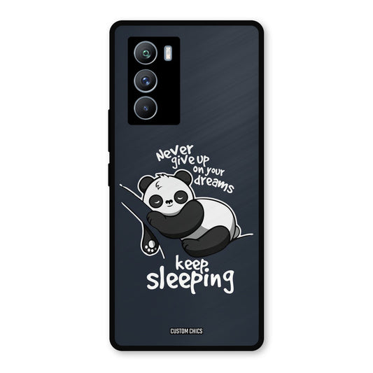 Keep Sleeping iQOO 9SE Mobile Back Cover - Typography PrintShield Case