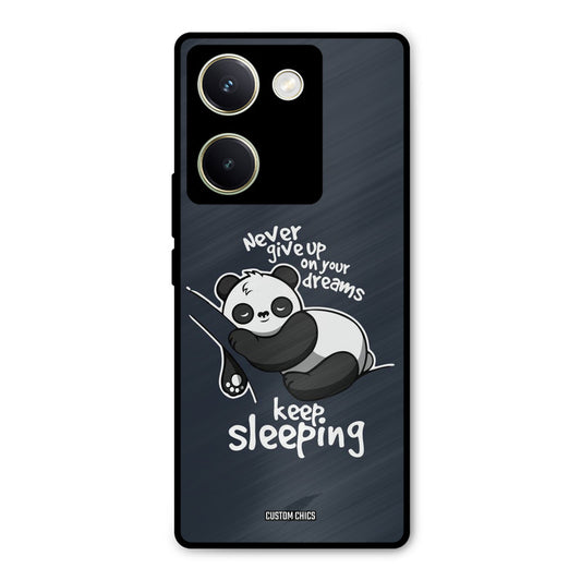 Keep Sleeping Vivo Y200 Pro Mobile Back Cover - Typography PrintShield Case