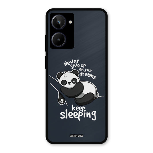 Keep Sleeping Realme 10 Mobile Back Cover - Typography PrintShield Case