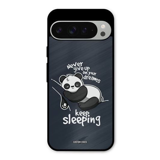 Keep Sleeping Google Pixel 9 Pro XL Mobile Back Cover - Typography PrintShield Case