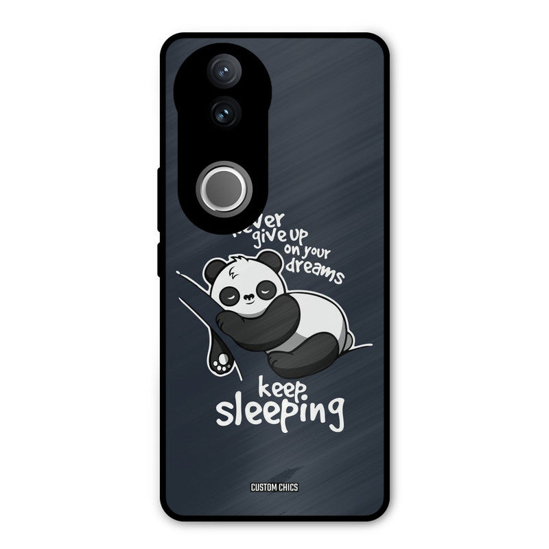 Keep Sleeping iQOO Z10R Mobile Back Cover - Typography PrintShield Case