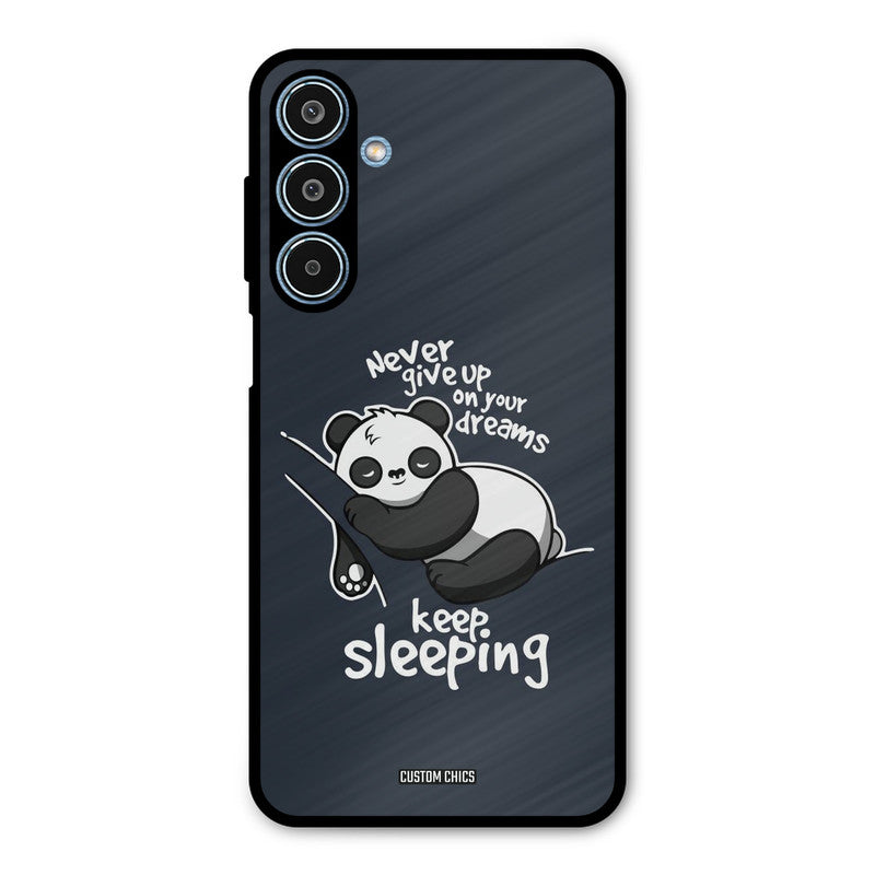 Keep Sleeping Samsung Galaxy M35 5G Mobile Back Cover - Typography PrintShield Case