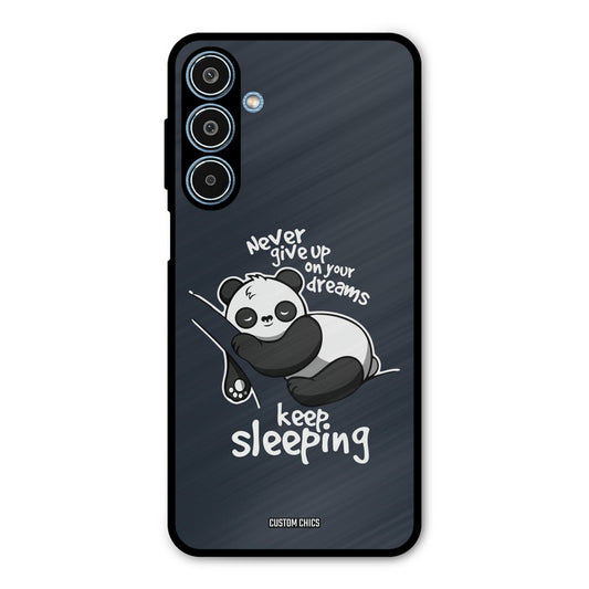 Keep Sleeping Samsung Galaxy M35 5G Mobile Back Cover - Typography PrintShield Case