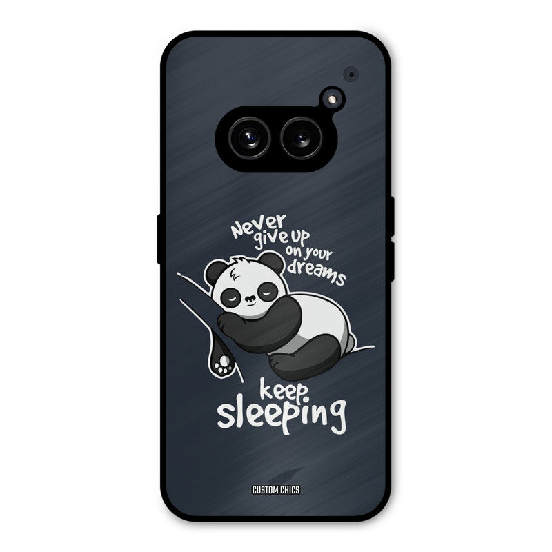 Keep Sleeping Nothing Phone 2a Mobile Back Cover - Typography PrintShield Case