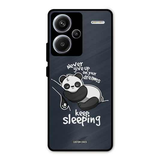 Keep Sleeping Redmi Note 13 Pro Plus Mobile Back Cover - Typography PrintShield Case