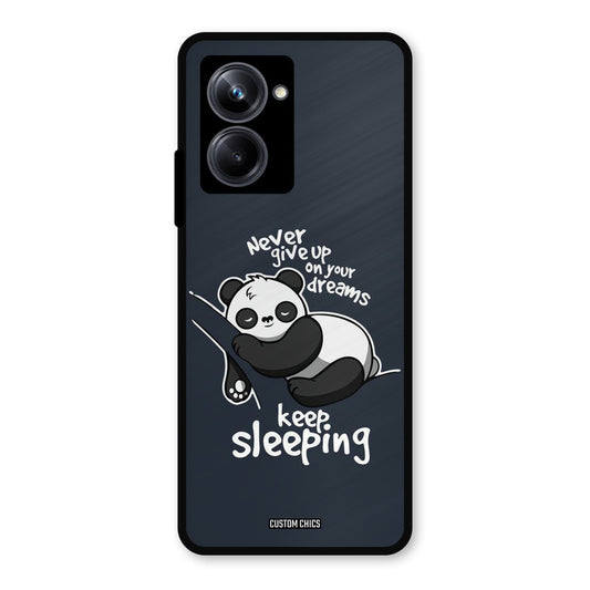 Keep Sleeping Realme 10 Pro Mobile Back Cover - Typography PrintShield Case