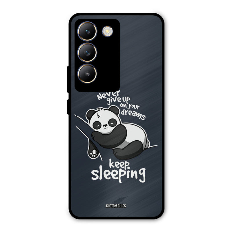 Keep Sleeping Vivo Y200e Mobile Back Cover - Typography PrintShield Case