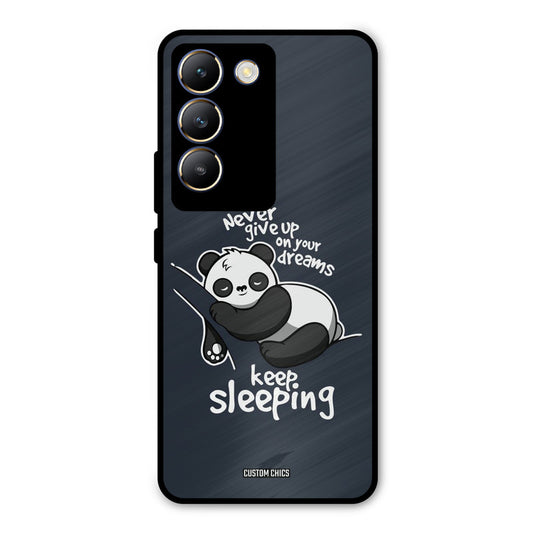 Keep Sleeping Vivo Y200e Mobile Back Cover - Typography PrintShield Case
