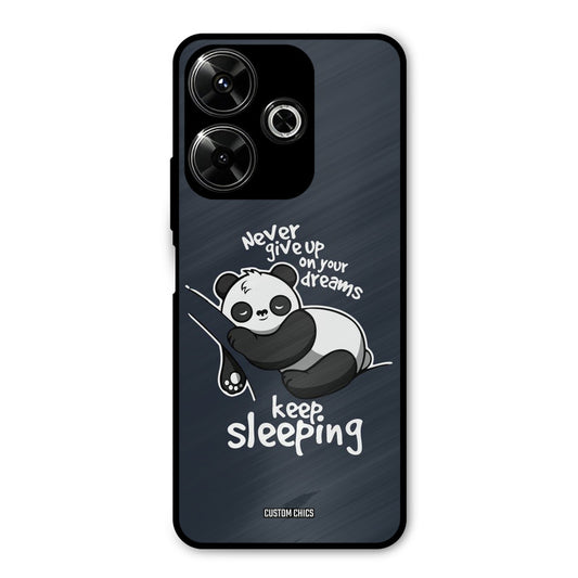 Keep Sleeping Redmi 13 5G Mobile Back Cover - Typography PrintShield Case
