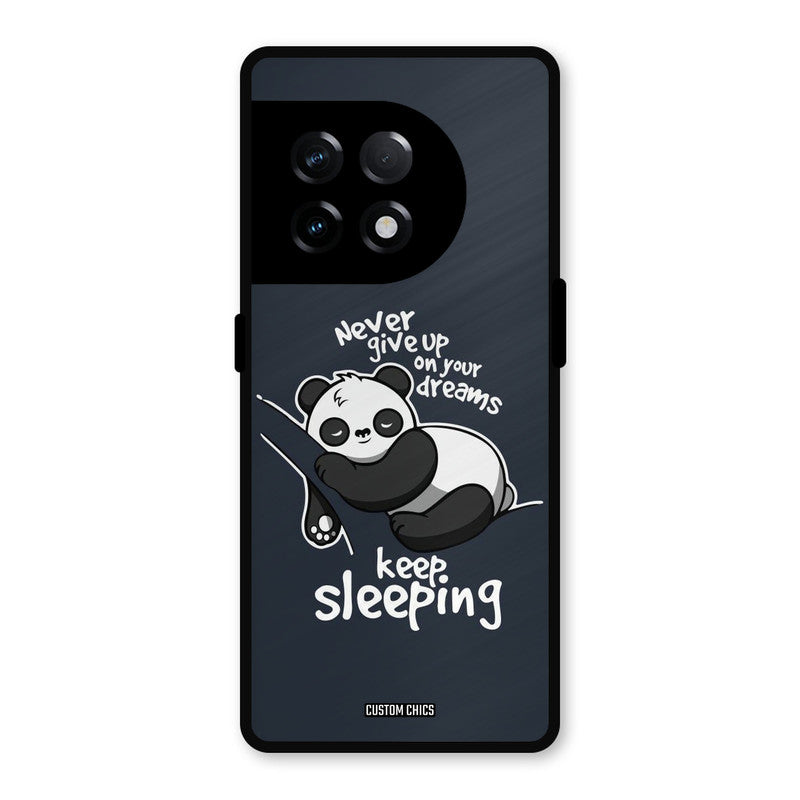 Keep Sleeping OnePlus 11R Mobile Back Cover - Typography PrintShield Case