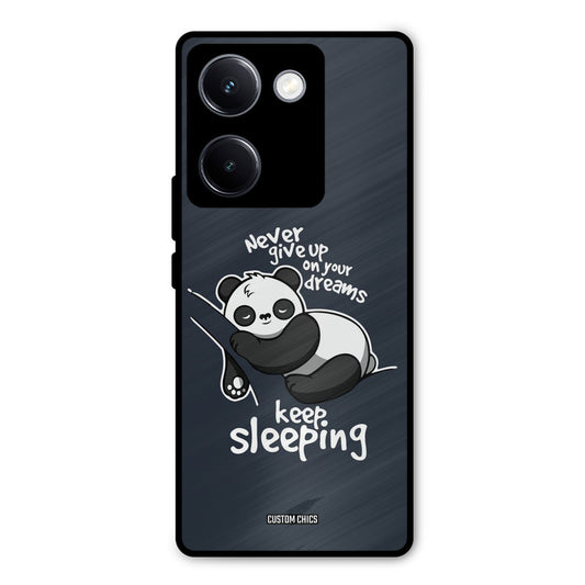 Keep Sleeping Vivo Y300 Plus Mobile Back Cover - Typography PrintShield Case