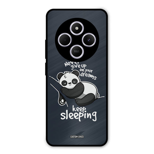 Keep Sleeping Poco C75 Mobile Back Cover - Typography PrintShield Case