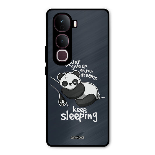 Keep Sleeping Vivo Y400 Pro Mobile Back Cover - Typography PrintShield Case