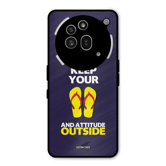 Keep Your Feet Outside Nothing Phone 3A Pro Mobile Back Cover - Typography PrintShield Case